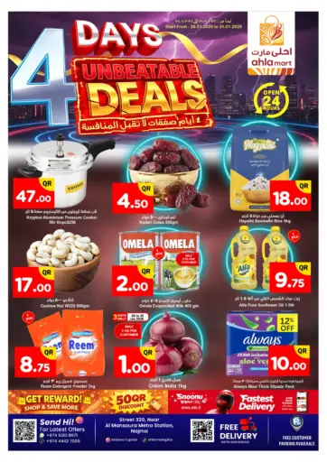 4 Days Unbeatable Deals