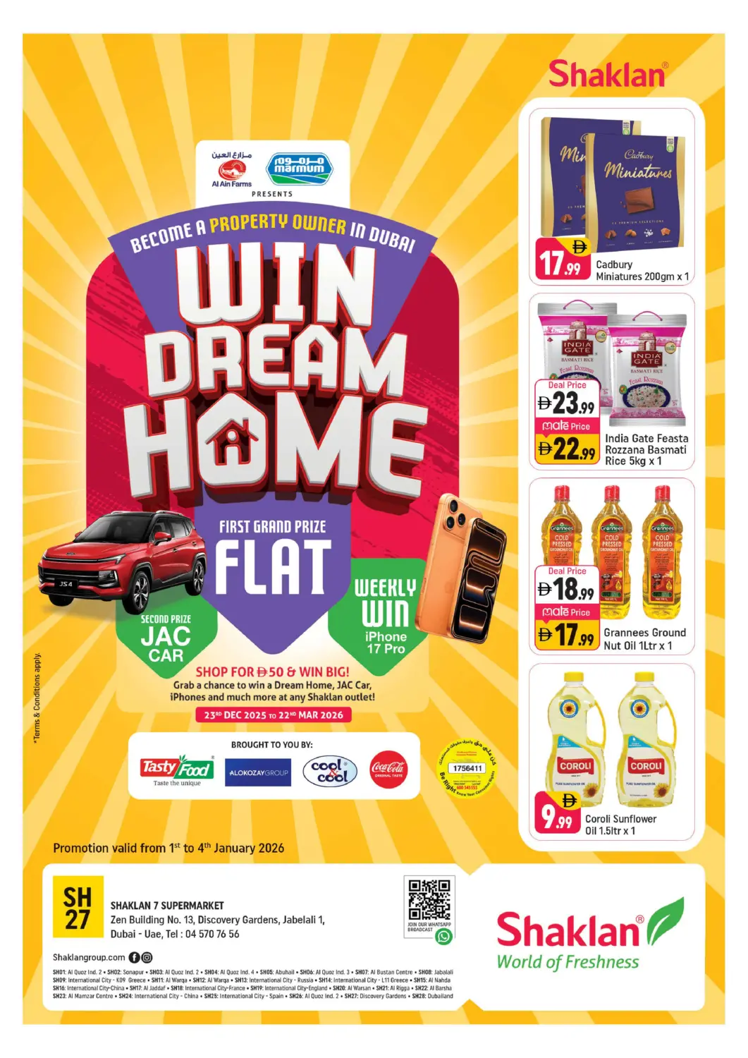 UAE - Dubai Shaklan  offers in D4D Online. Jabal Ali - Dubai. . Till 4th January