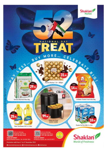 UAE - Dubai Shaklan  offers in D4D Online. Behind Abuhail Centre, Dubai.,Al Mamzar Centre. . Till 4th December