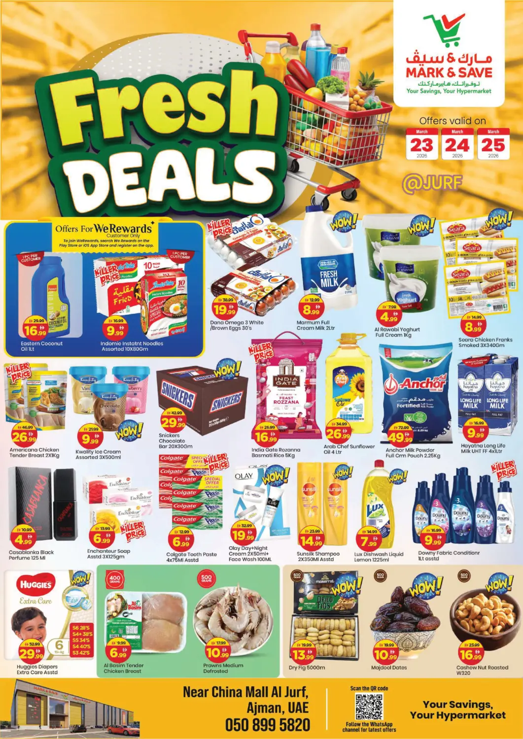 UAE - Sharjah / Ajman Mark & Save offers in D4D Online. Al Jurf ,Ajman. . Till 25th March