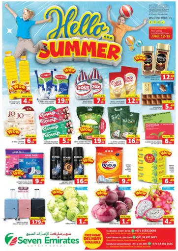 Seven Emirates Supermarket - Hello Summer in UAE Offers - United Arab Emirates Hello Summer