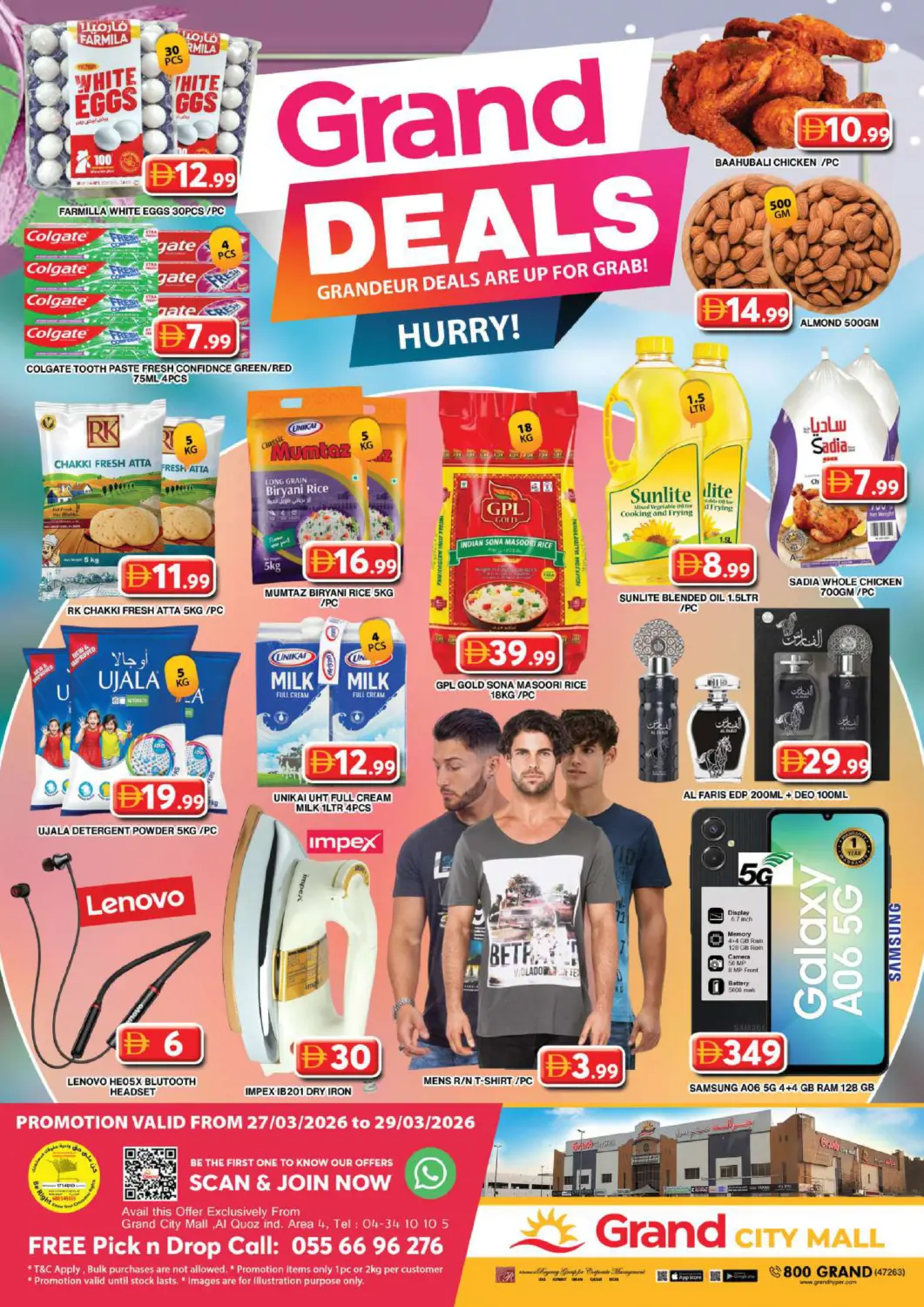 UAE - Dubai Grand Hyper Market offers in D4D Online. Grand City Mall,Dubai. . Till 29th March