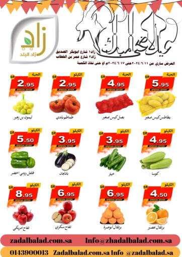 KSA, Saudi Arabia, Saudi - Yanbu Zad Al Balad Market offers in D4D Online. Eid Al Adha Mubarak. . Till 17th June