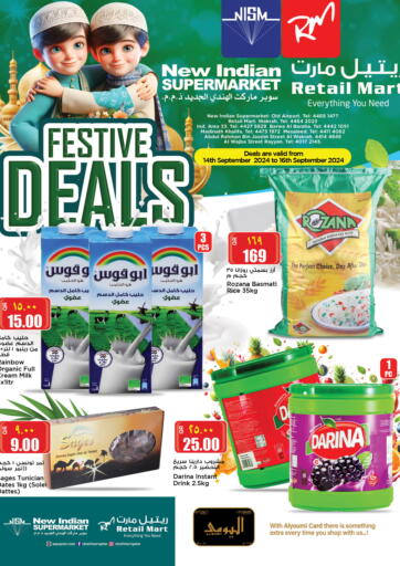 Qatar - Al Khor New Indian Supermarket offers in D4D Online. Festive Deals. . Till 16th September