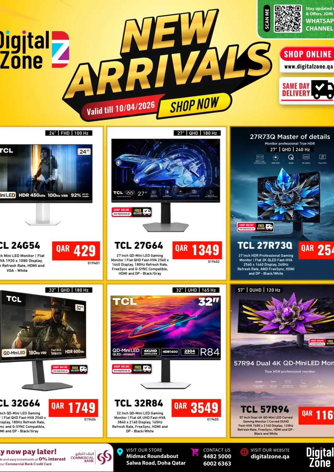Qatar - Umm Salal Digital Zone Trading offers in D4D Online. New Arrivals. . Till 10th April