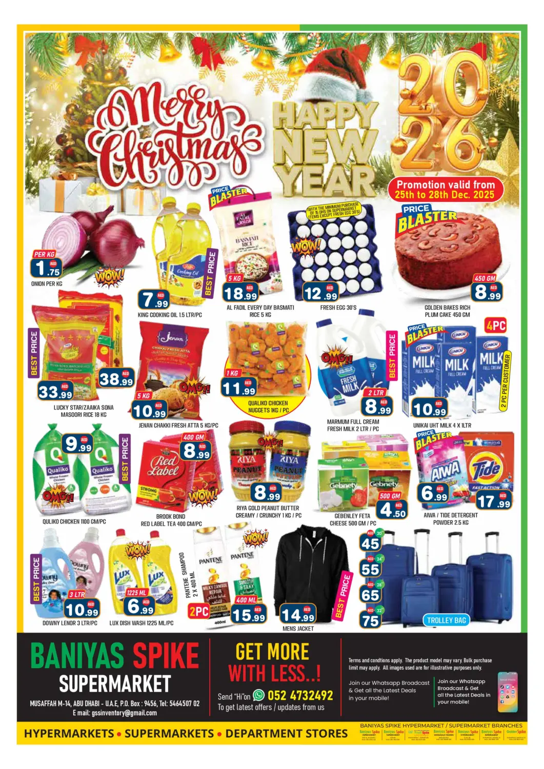 UAE - Abu Dhabi Baniyas Spike  offers in D4D Online. Mussafah 14 - Abu Dhabi. . Till 28th December