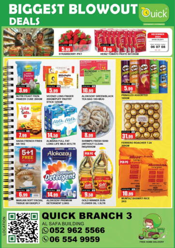 UAE - Dubai Quick Supermarket offers in D4D Online. Al Safa Building. . Till 8th December