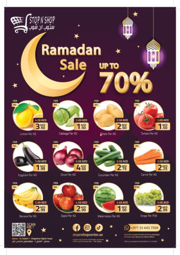 UAE - Sharjah / Ajman STOP N SHOP CENTER offers in D4D Online. Ramadan Sale upto 70%. . Till 11th March