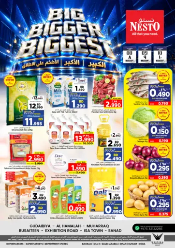 BIG. BIGGER. BIGGEST SAVINGS