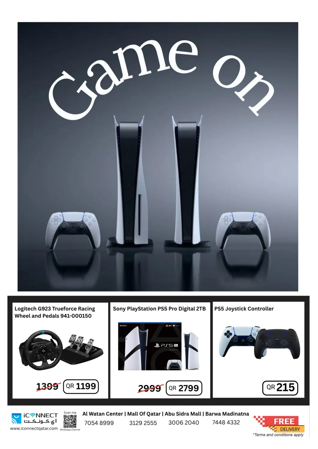 Qatar - Al Daayen iCONNECT  offers in D4D Online. Game On. . Till 21st May