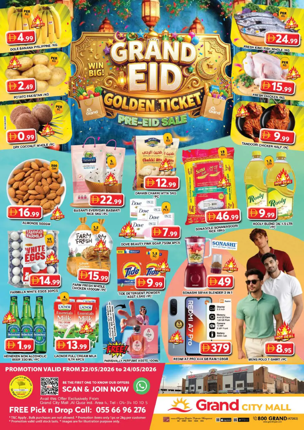 UAE - Dubai Grand Hyper Market offers in D4D Online. Grand City Mall,Dubai. . Till 24th May