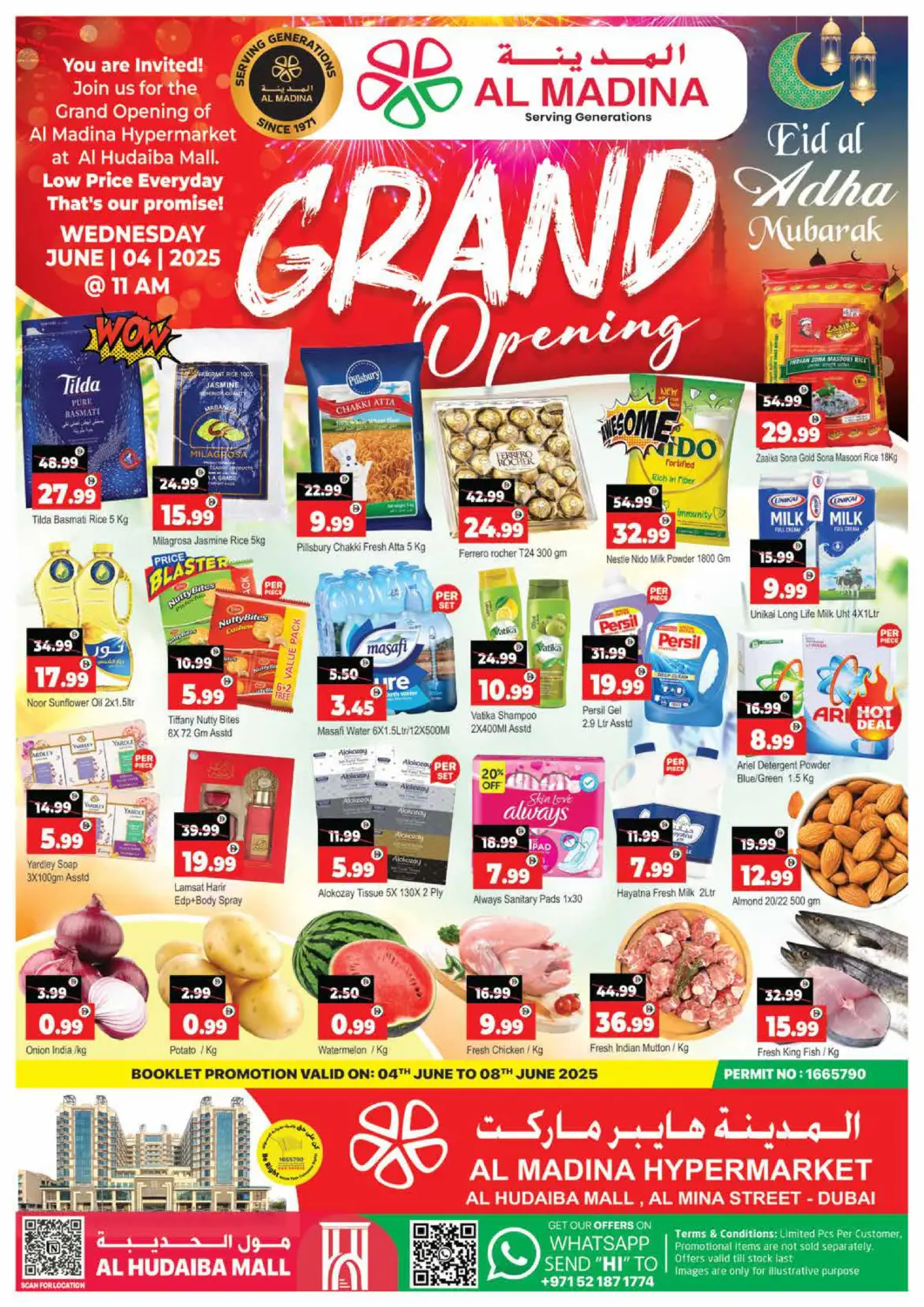 UAE - Dubai Al Madina  offers in D4D Online. Grand Opening @Al Hudaiba Mall. . Till 8th June