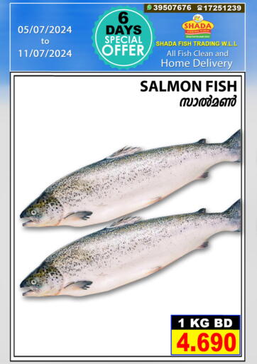 Bahrain Shada Fish offers in D4D Online. 6 Days Special Offer. . Till 11th July