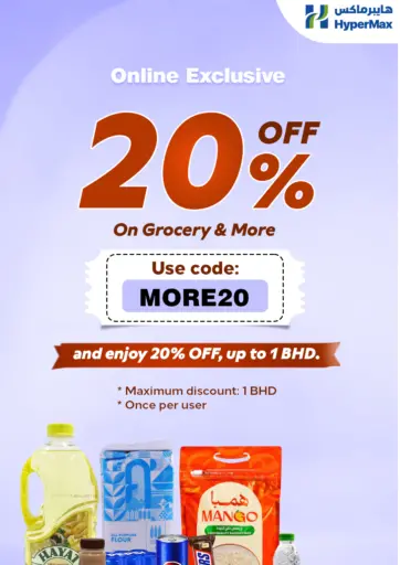 20% Off On Grocery & More