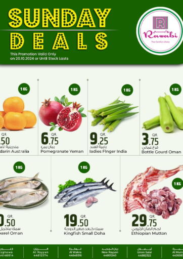 Qatar - Al Khor Rawabi Hypermarkets offers in D4D Online. Sunday Deals. . Only On 20th October