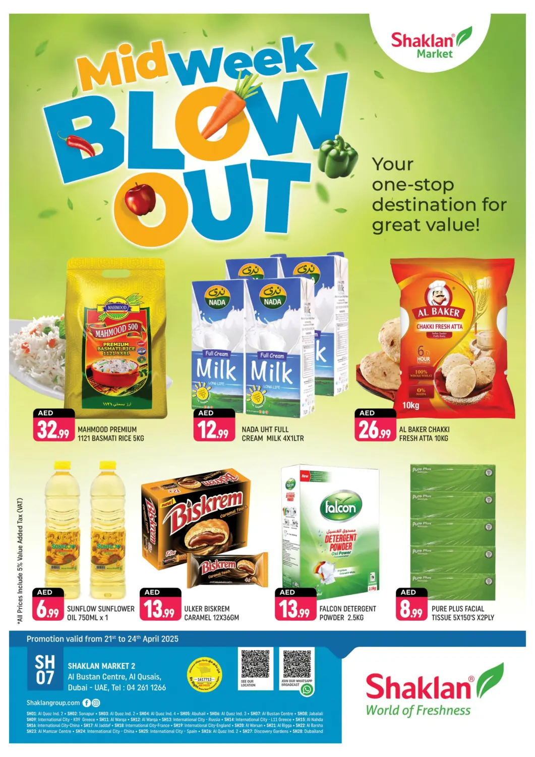 UAE - Dubai Shaklan  offers in D4D Online. Al Bustan Center, Al Qusais. . Till 24th April