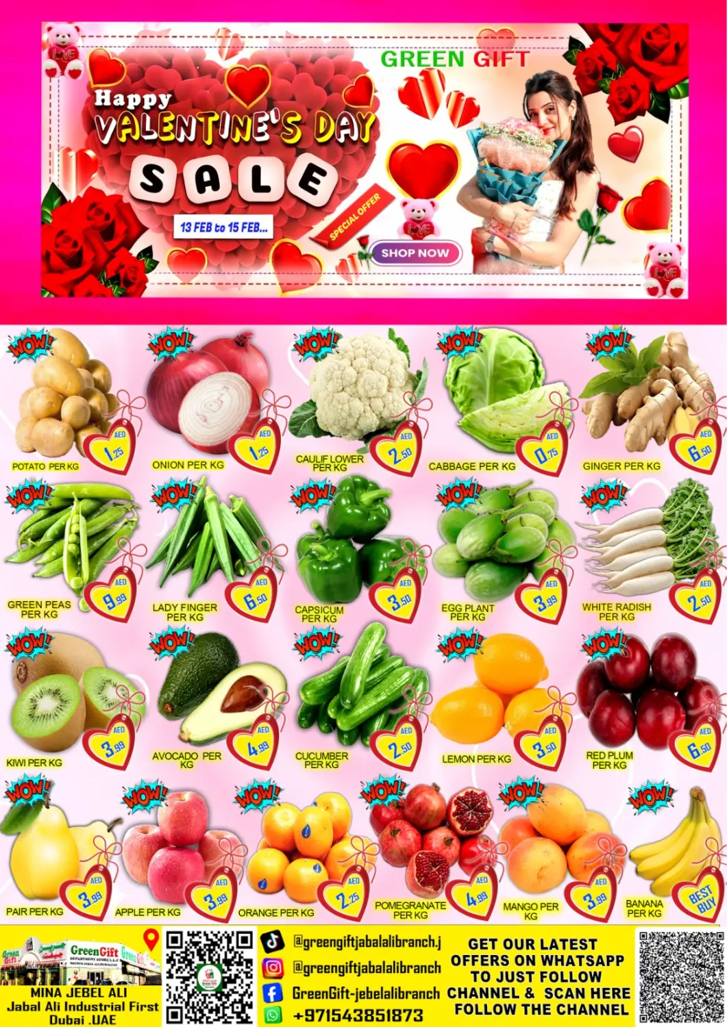 UAE - Dubai Green Gift Department Store offers in D4D Online. Jabel Ali industrial Area 1 -Dubai. . Till 15th February