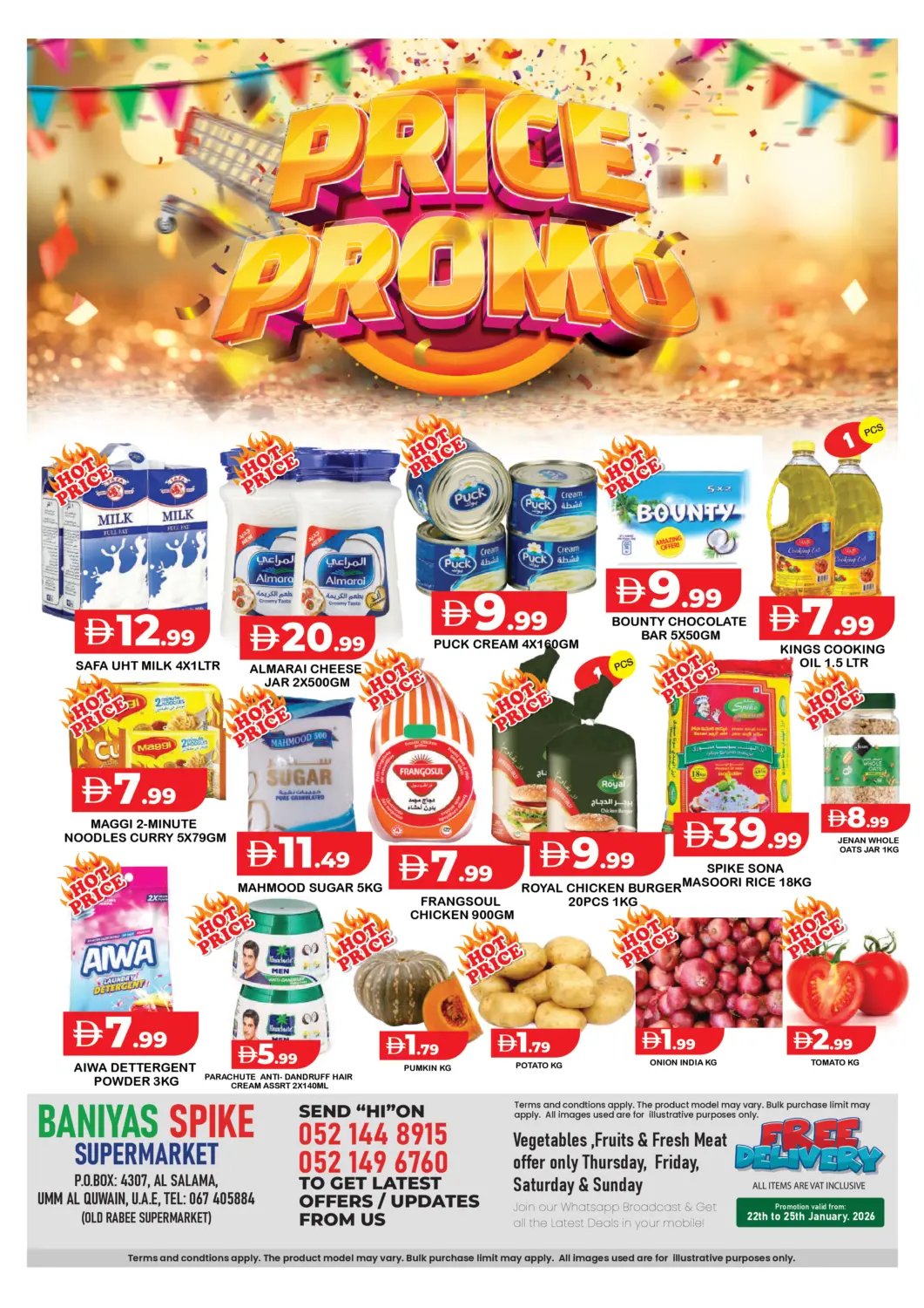 UAE - Umm al Quwain Baniyas Spike  offers in D4D Online. Umm Al Quwain. . Till 25th January