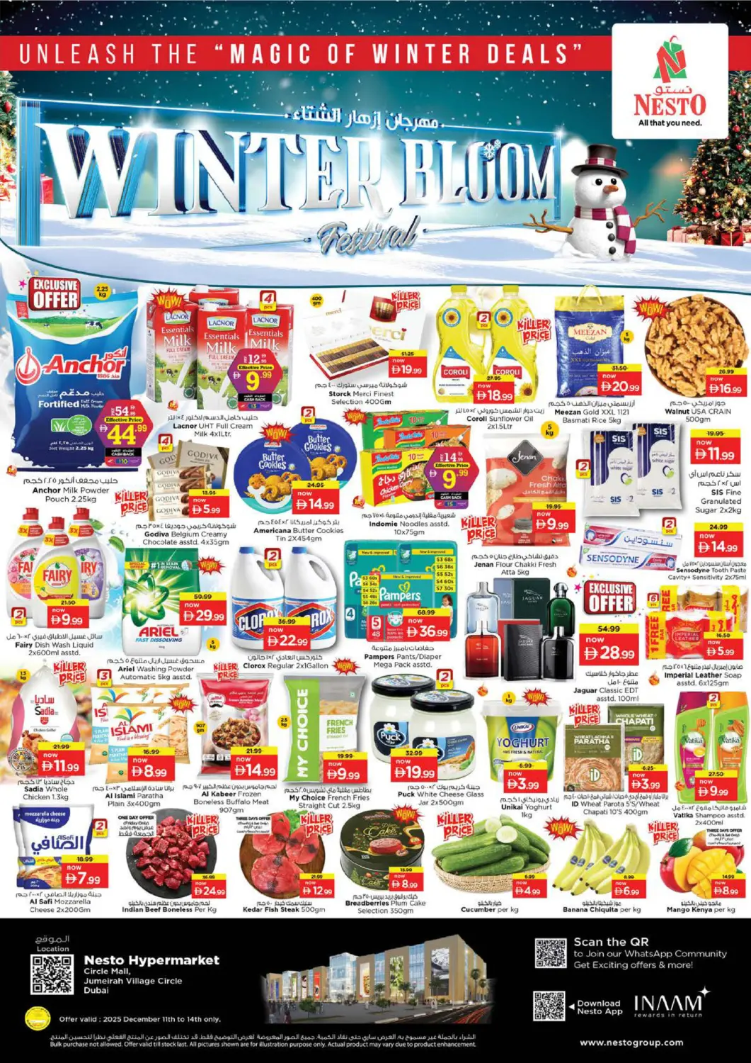 UAE - Dubai Nesto Hypermarket offers in D4D Online. Jumeirah Village Circle - Dubai. . Till 14th December