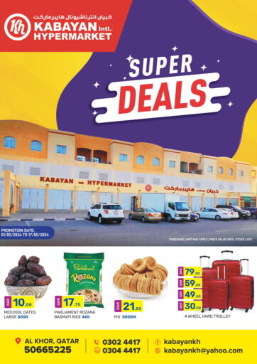 Qatar - Al Daayen Kabayan Hypermarket offers in D4D Online. Super Deals. . Till 17th May