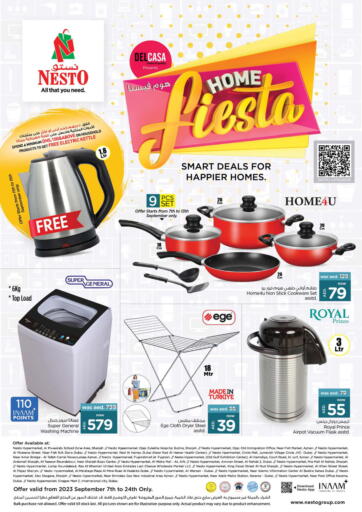 UAE - Sharjah / Ajman Nesto Hypermarket offers in D4D Online. Home Fiesta. . Till 24th September
