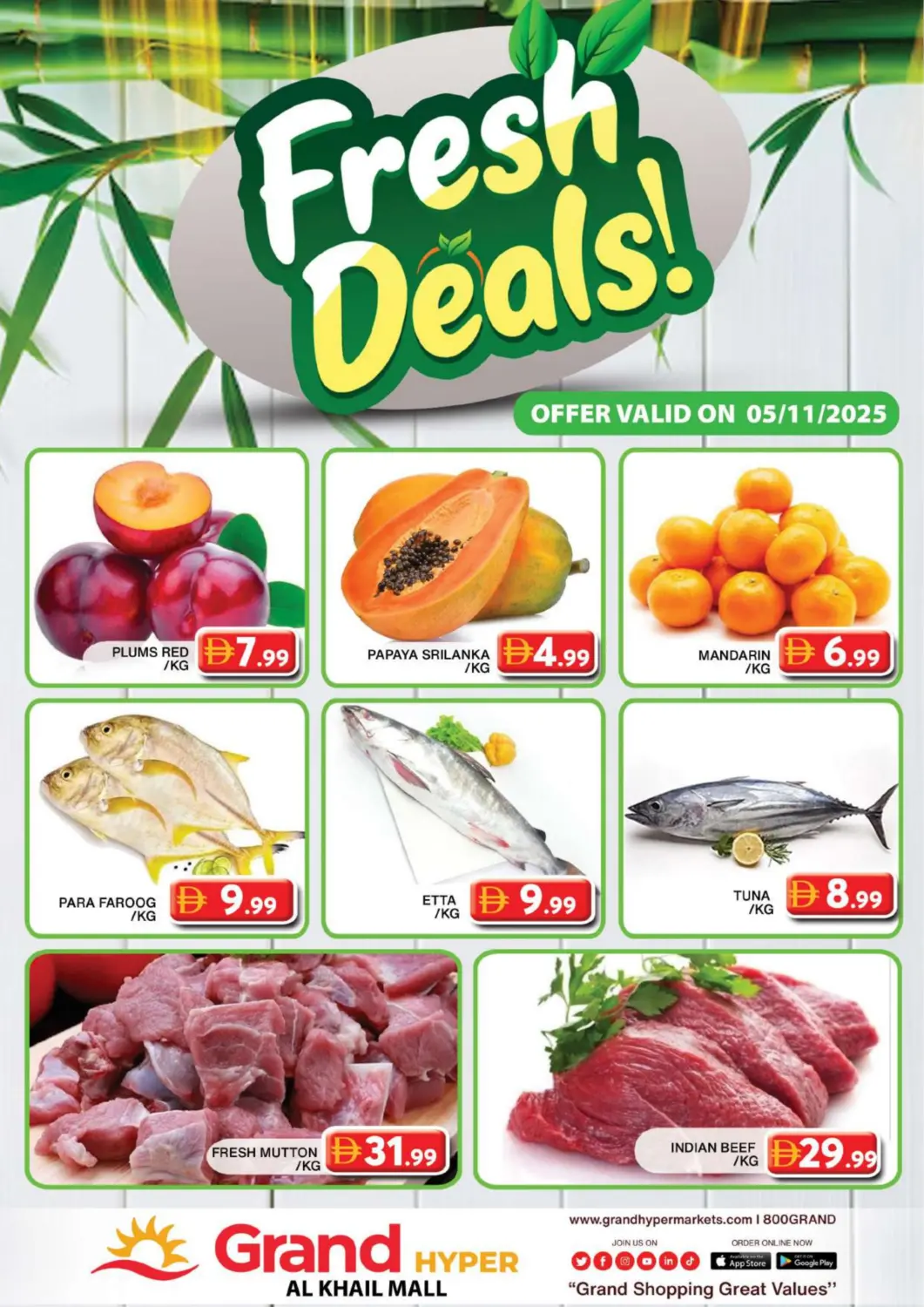 UAE - Dubai Grand Hyper Market offers in D4D Online. Al Khail Mall, Dubai. . Only On 5th November