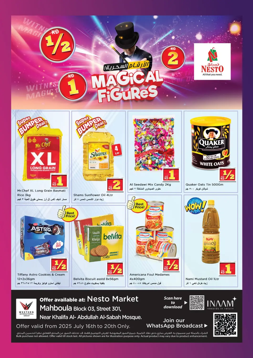 Kuwait - Kuwait City Nesto Hypermarkets offers in D4D Online. Magical  Figures. . Till 20th July