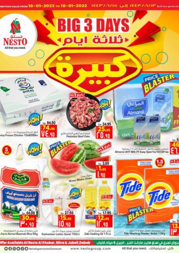KSA, Saudi Arabia, Saudi - Jubail Nesto offers in D4D Online. Big 3 Days. . Till 18th January