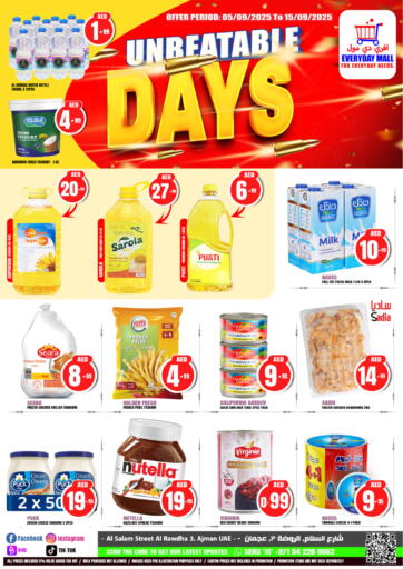 Everyday Mall - Unbeatable Days in UAE Offers - United Arab Emirates Unbeatable Days