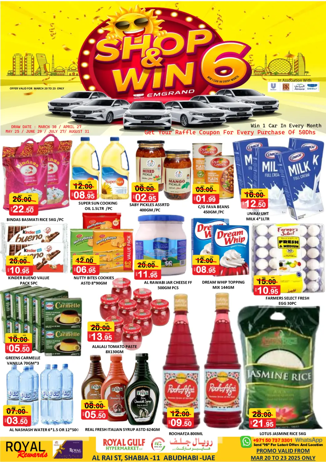 UAE - Abu Dhabi ROYAL GULF HYPERMARKET LLC offers in D4D Online. Shabia 11 - Abudhabi. . Till 23rd March