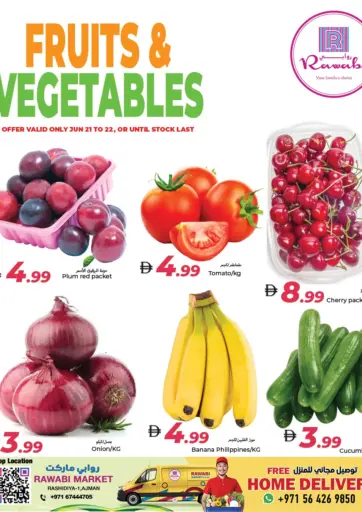 Fruits & Vegetables