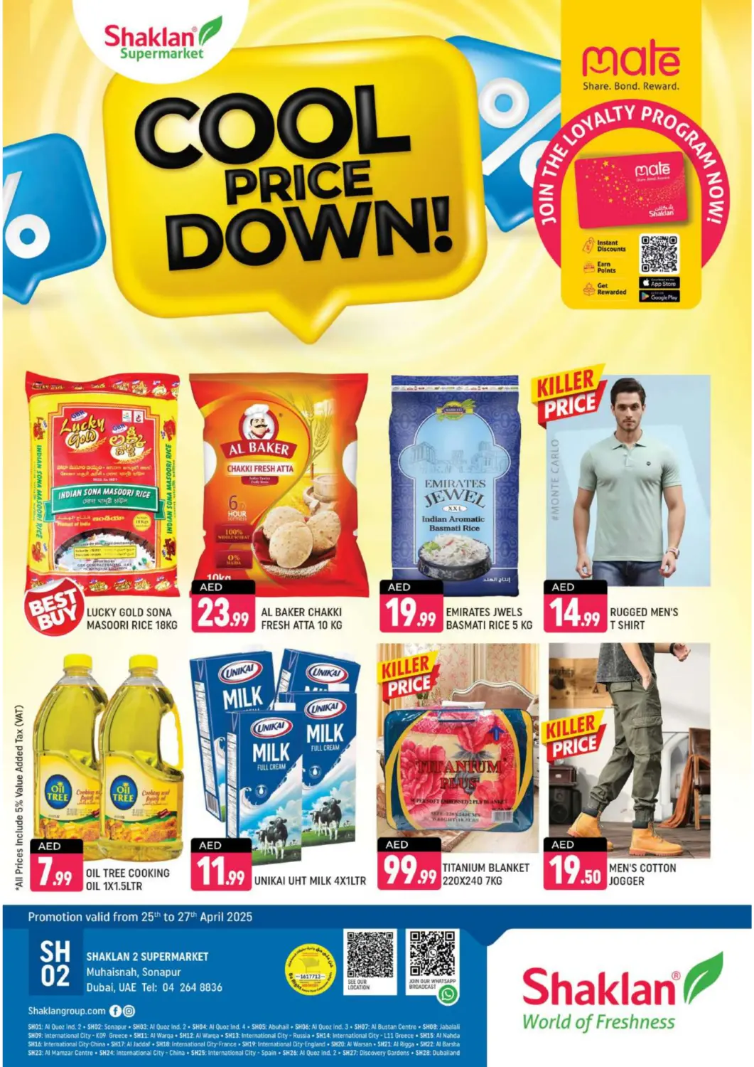 UAE - Dubai Shaklan  offers in D4D Online. Muhaisnah 2, Dubai. . Till 27th April