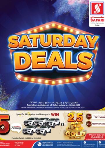 Qatar - Al Rayyan Safari Hypermarket offers in D4D Online. Saturday Deals. . Only On 20th August