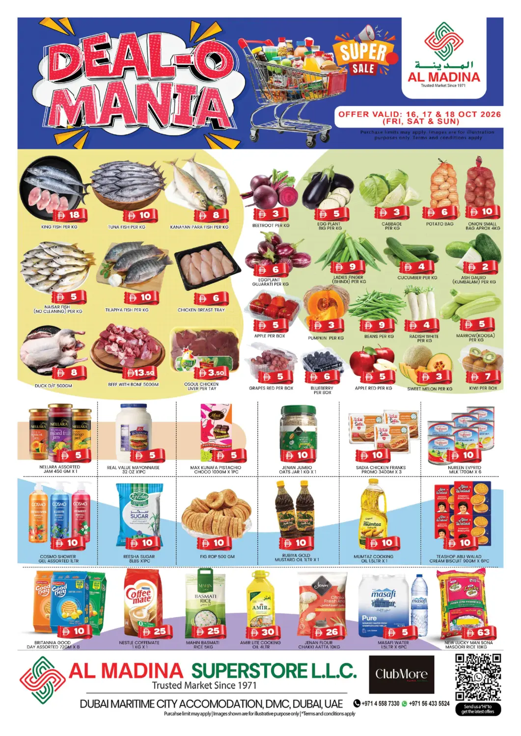 Bahrain AL MADINA (Dubai) offers in D4D Online. Dubai Industrial City-Dubai. . Till 18th October