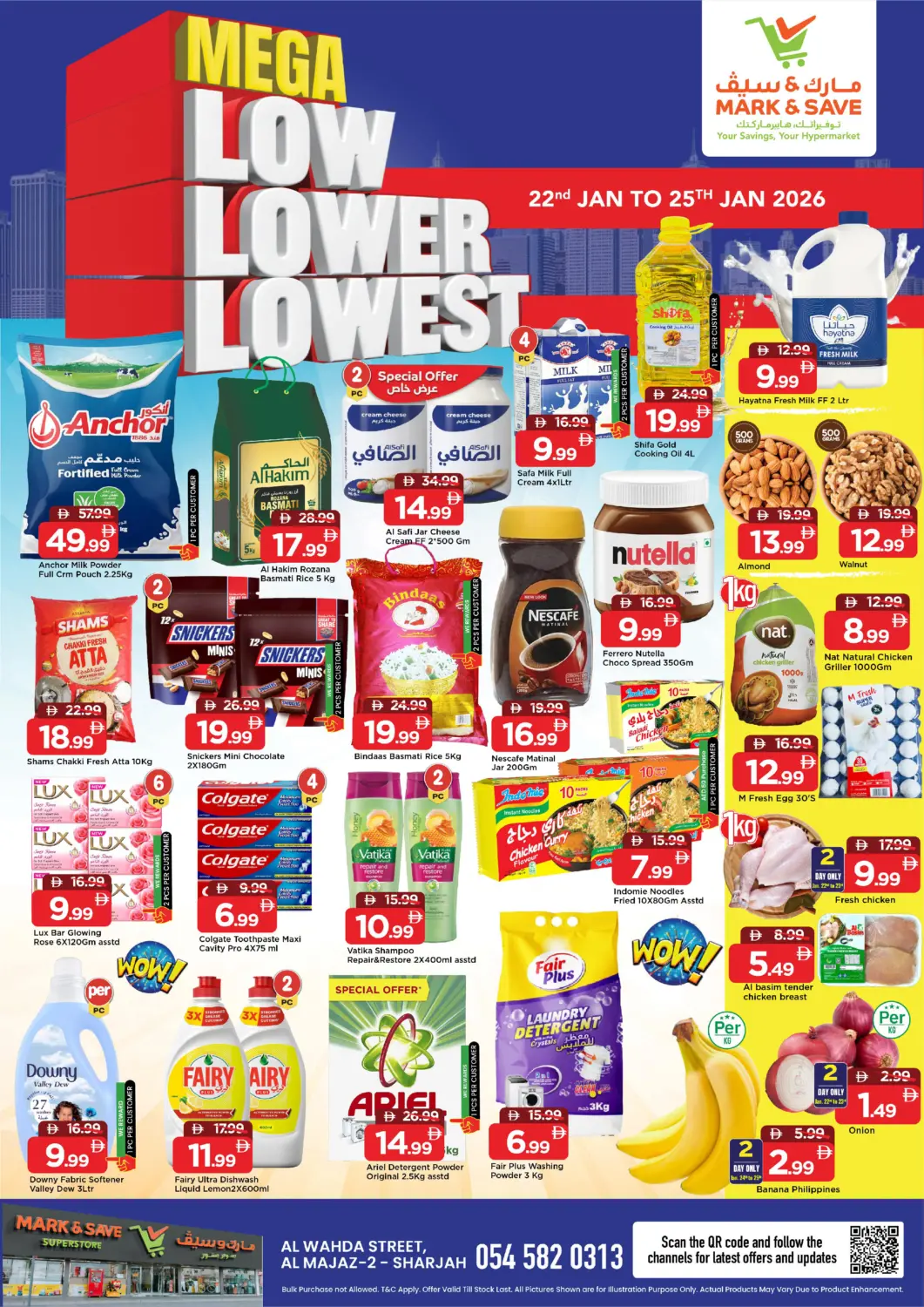 UAE - Sharjah / Ajman Mark & Save offers in D4D Online. Al Wahda Street, Al Majaz - Sharjah. . Till 25th January