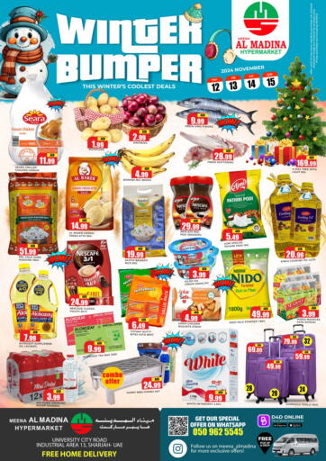 UAE - Sharjah / Ajman Meena Al Madina Hypermarket  offers in D4D Online. Winter Bumper. . Till 15th December