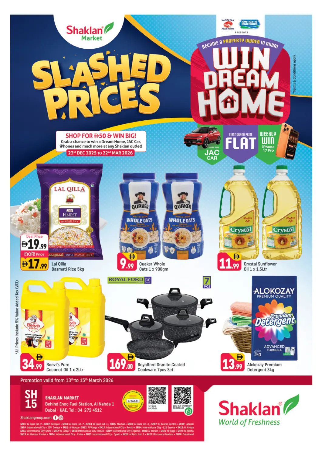 UAE - Dubai Shaklan  offers in D4D Online. Al Nahda 1 - Dubai. . Till 15th March