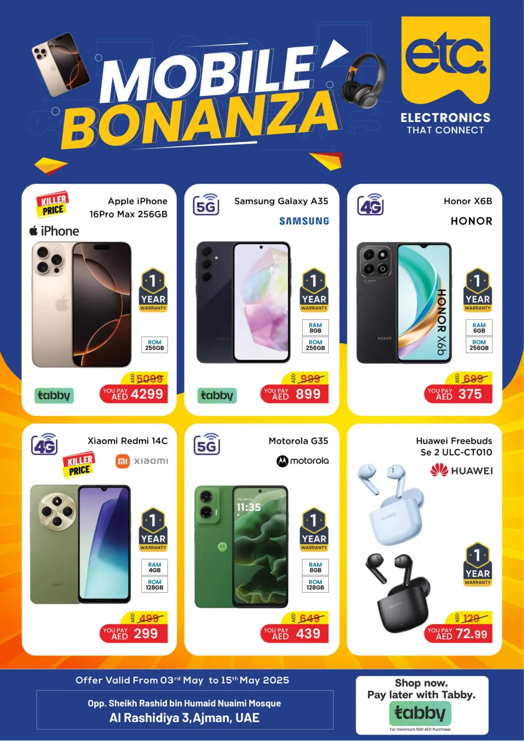 UAE - Sharjah / Ajman Mark & Save offers in D4D Online. Rashidiya3- Ajman. . Till 15th May