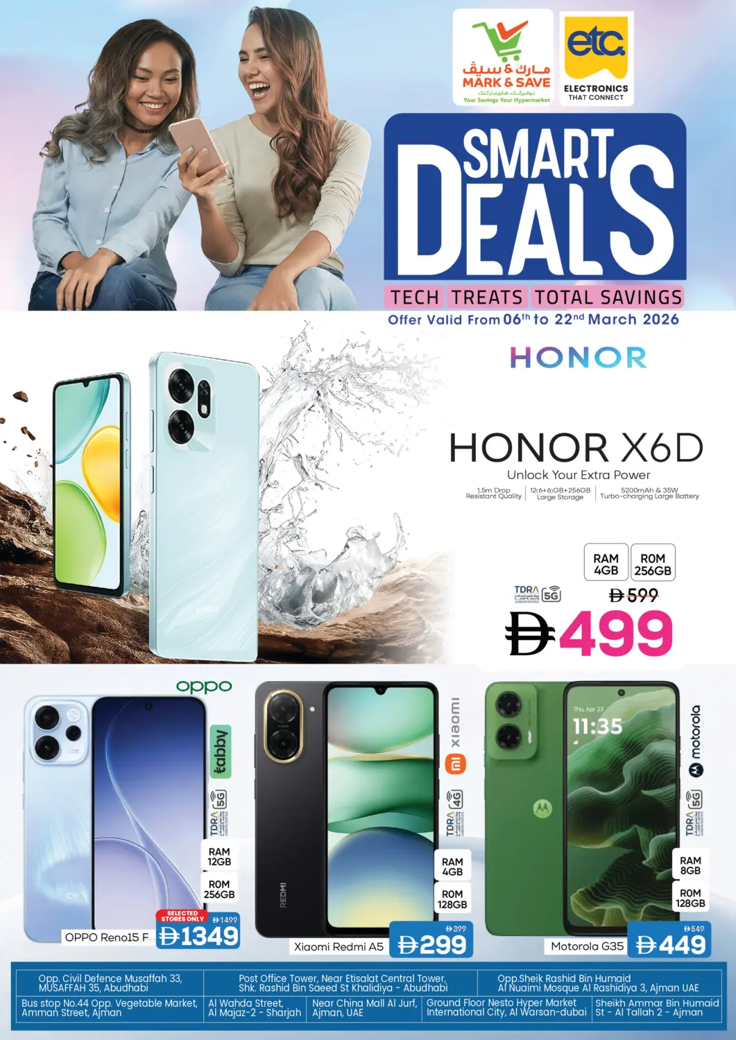 UAE - Sharjah / Ajman Mark & Save offers in D4D Online. Smart Deals. . Till 22nd March