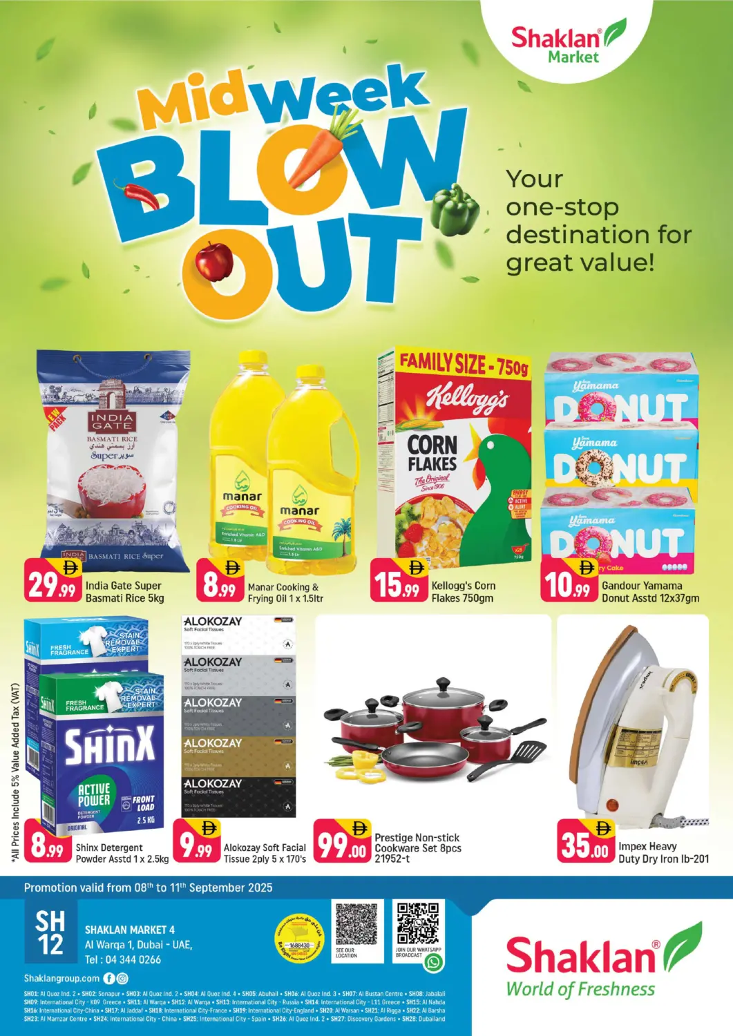 UAE - Dubai Shaklan  offers in D4D Online. Al Warqa -Dubai. . Till 11th September