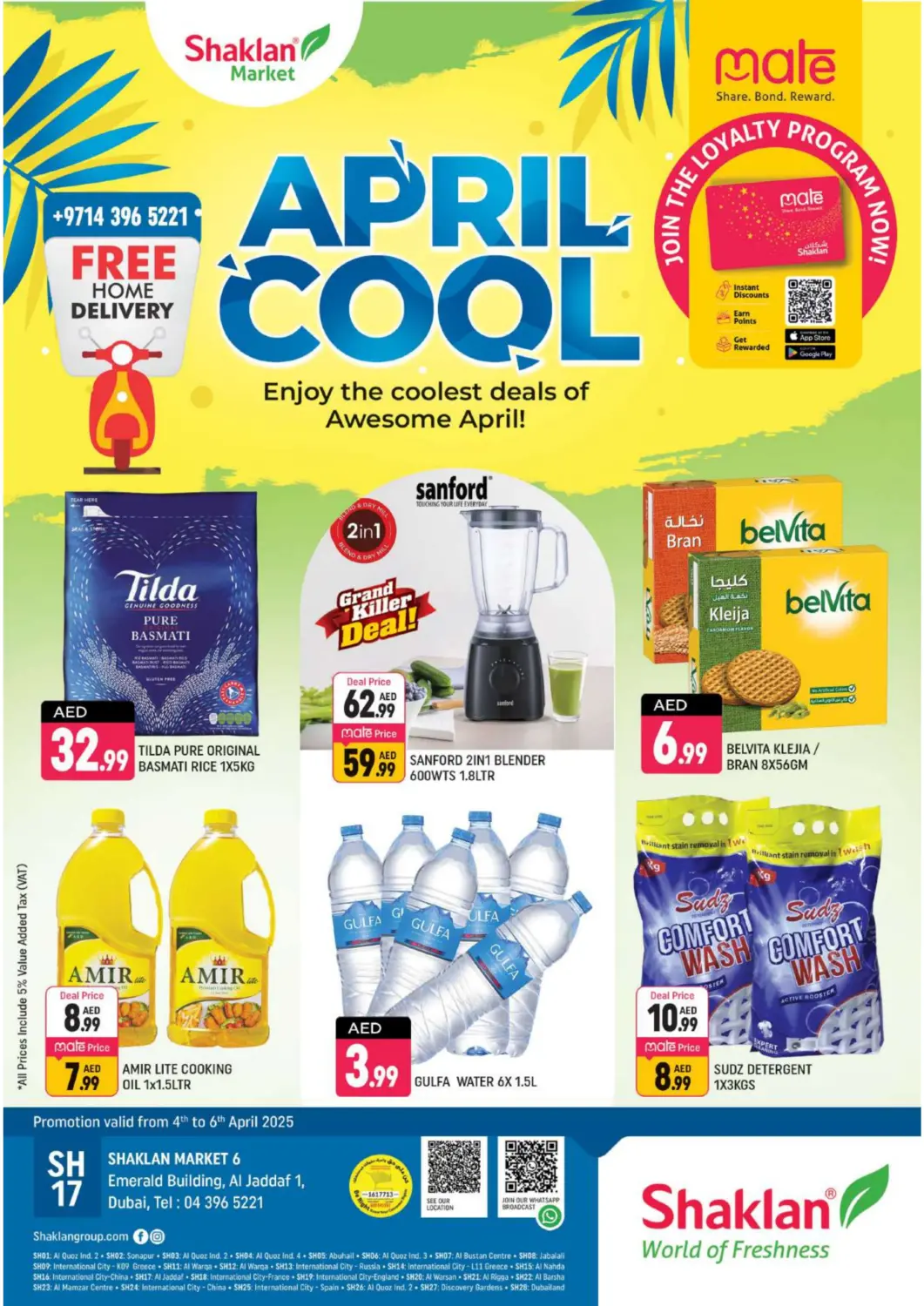 UAE - Dubai Shaklan  offers in D4D Online. Emerald Building, Al Jaddaf 1. . Till 6th April