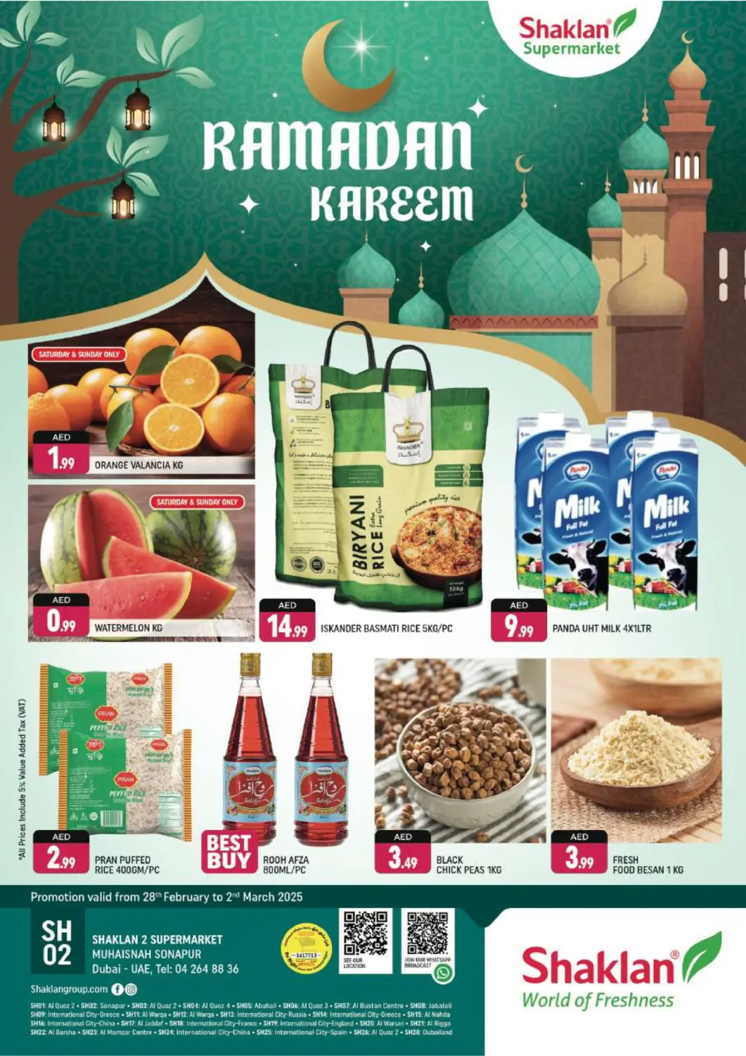 UAE - Dubai Shaklan  offers in D4D Online. Sonapur- Dubai. . Till 2nd March
