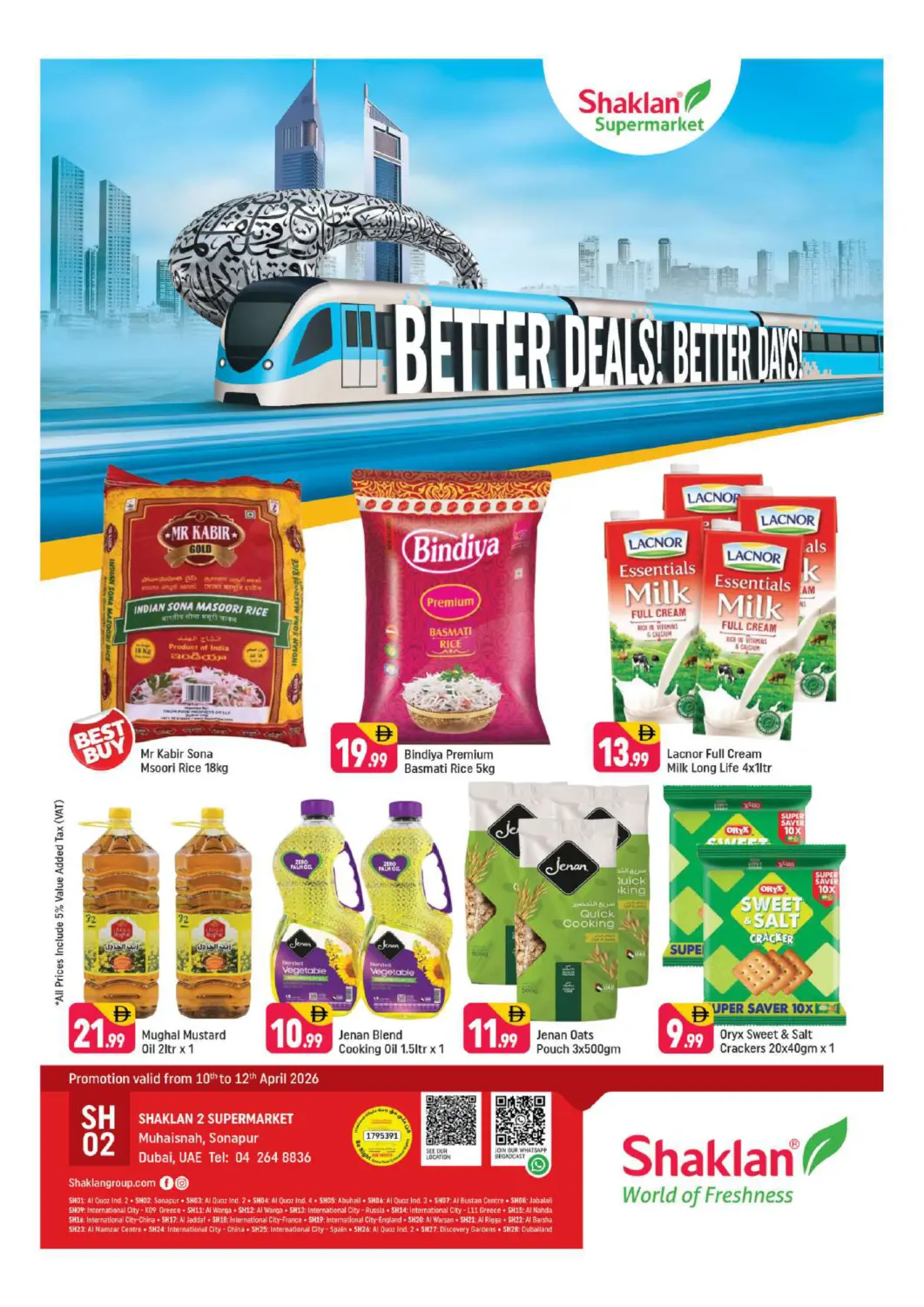 UAE - Dubai Shaklan  offers in D4D Online. Muhaisnah,Sonapur-Dubai. . Till 12th April