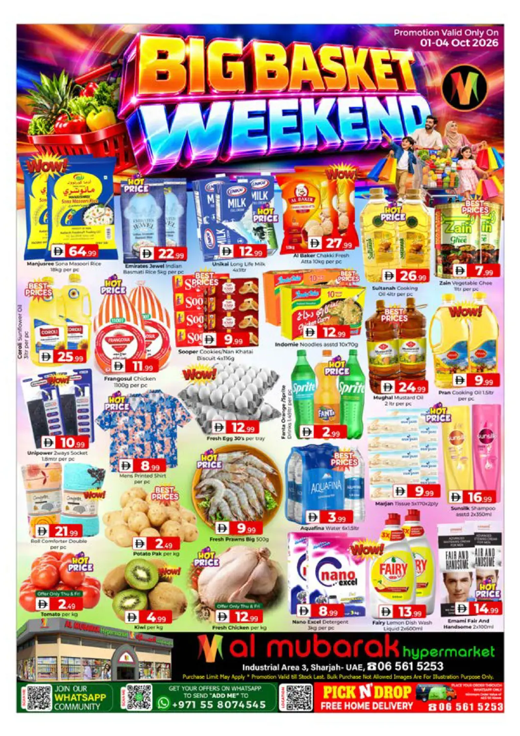 UAE - Sharjah / Ajman Mubarak Hypermarket Sharjah offers in D4D Online. Industrial Area 3, Sharjah. . Till 4th October