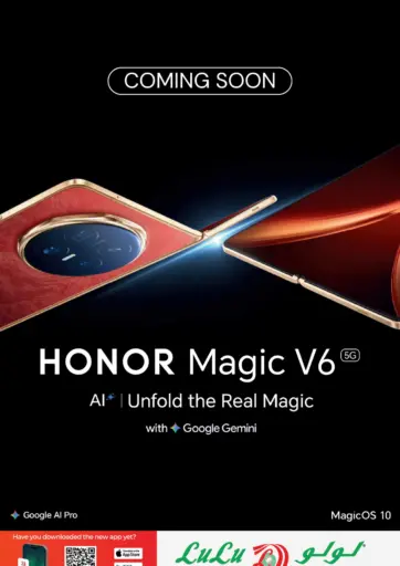 HONOR MAGIC V6 COMING SOON