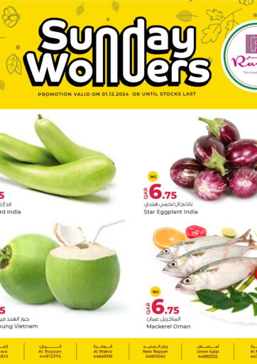 Qatar - Doha Rawabi Hypermarkets offers in D4D Online. Sunday Wonders. . Only On 1st December