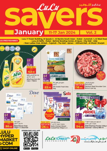 UAE - Fujairah Lulu Hypermarket offers in D4D Online. Savers January. . Till 17th January