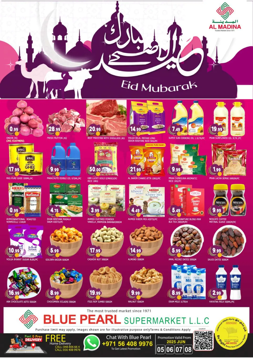 UAE - Dubai AL MADINA (Dubai) offers in D4D Online. Blue Pearl - DIP 1. . Till 8th June