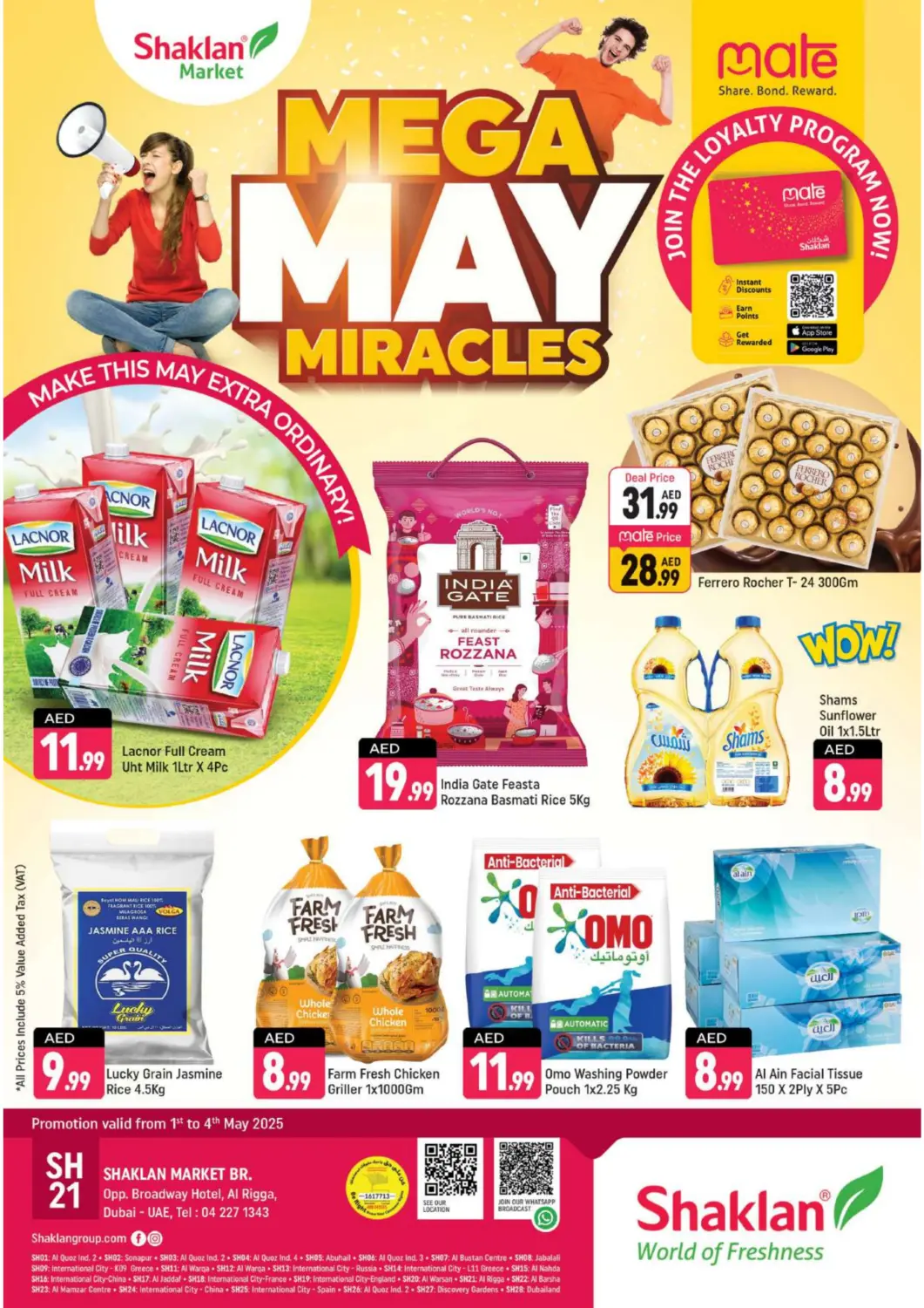 UAE - Dubai Shaklan  offers in D4D Online. Al Rigga - Dubai. . Till 4th May