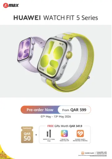 Huwaei Watch Fit 5 Series - Pre -Order Now